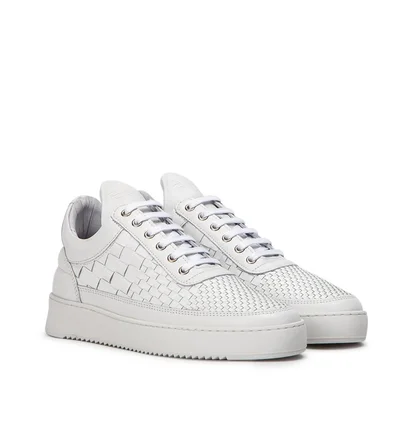 Filling Pieces Low Top Ripple Woven (Weiß)