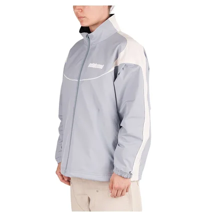 metalwood Paneled Track Jacket (Blau)