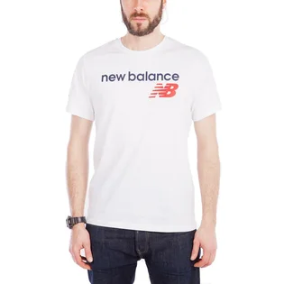 New Balance MT 73581 NB Athletics Main Logo Tee (Weiß)