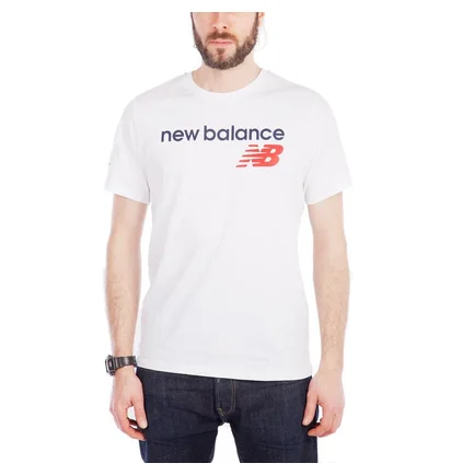 New Balance MT 73581 NB Athletics Main Logo Tee (Weiß)