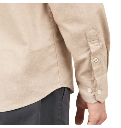 Norse Projects Anton Brushed Flannel Shirt (Beige)