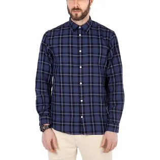Norse Projects Hans Classic Check (Dark Navy)