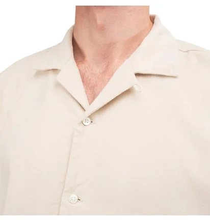 Snow Peak Organic Cotton Suede Shirt (Cream)