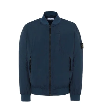 Stone Island Skin Touch Nylon-TC Packable Jacket (Navy)