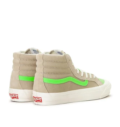 Vans Vault OG Style 138 LX (Beige / Neongrün)