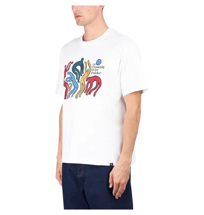 by Parra La Chambre Nuit T-Shirt (Weiß / Multi)