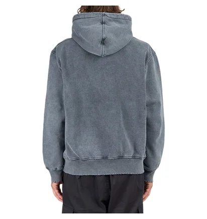 Han Kjobenhavn Distressed Hoodie (Dunkel Grau)