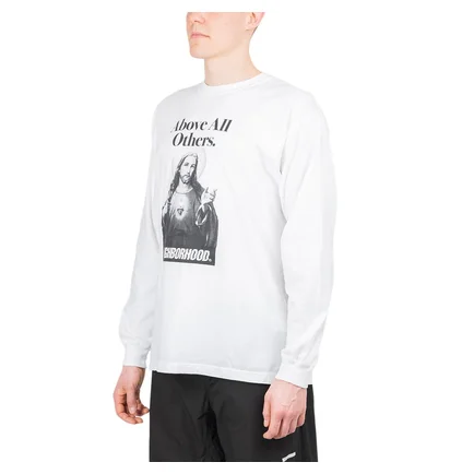 Neighborhood Pick Your King /C-Longsleeve (Weiß)