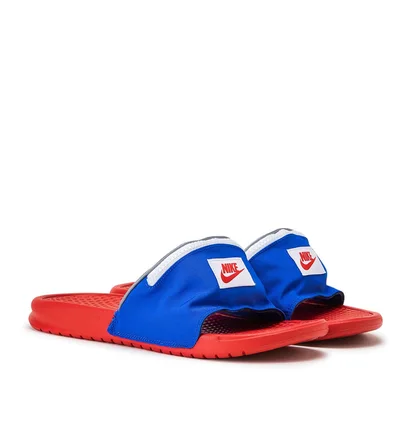 Nike Benassi JDI 'Fanny Pack' (Rot / Blau)
