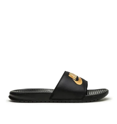 Nike Benassi 'Just Do It' (Schwarz / Bronze)