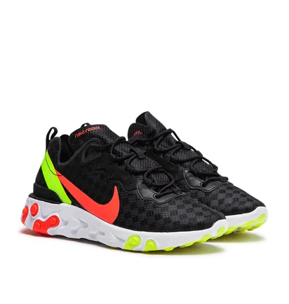 Nike React Element 55 ''Black Crimson'' (Schwarz)