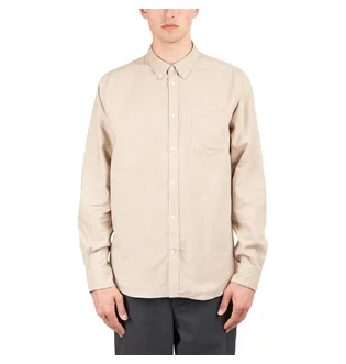 Norse Projects Anton Brushed Flannel Shirt (Beige)