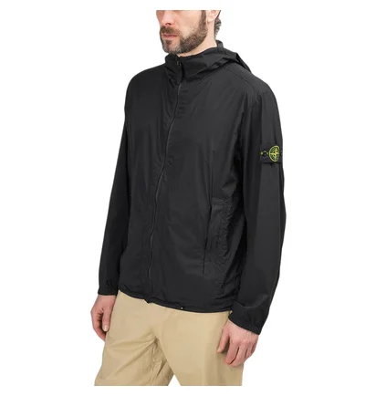 Stone Island Skin Touch Nylon-TC Packable Jacket (Schwarz)