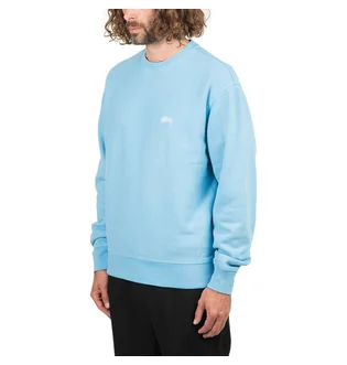 Stüssy Overdyed Stock Logo Crewneck (Blau)
