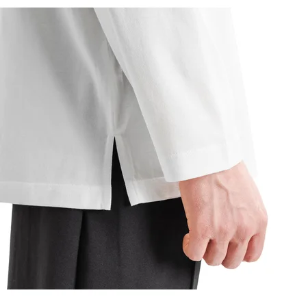 adidas Y-3 Classic Chest Logo Longsleeve (Weiß)