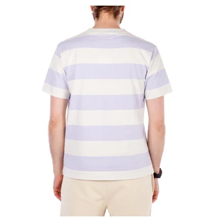 Norse Projects Johannes Wide Stripe (Lila / Hellbeige)
