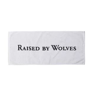 Raised by Wolves Sports Towel (Schwarz / Weiß)