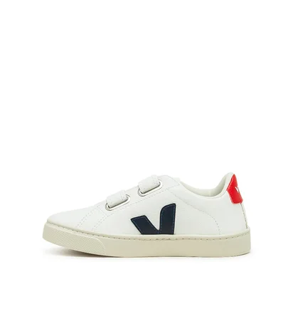 Veja Kids Esplar Velcro Chromefree (Weiß / Navy / Rot)