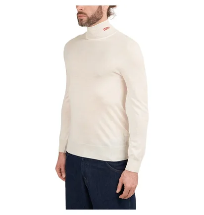 032c Logo Turtleneck (Weiss)