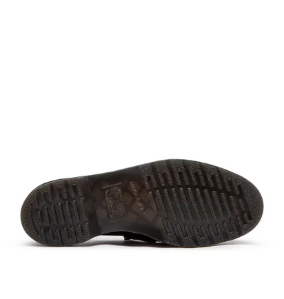 Dr. Martens Adrian Snaffle Pebble Grain Leather Kiltie Loafer (Dunkelrot)