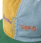 Brain Dead Corduroy Color-Blocked Strap Back (Blau / Gelb)