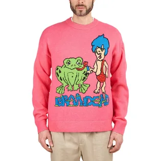 Brain Dead Buddies Sweater (Fuchsia)