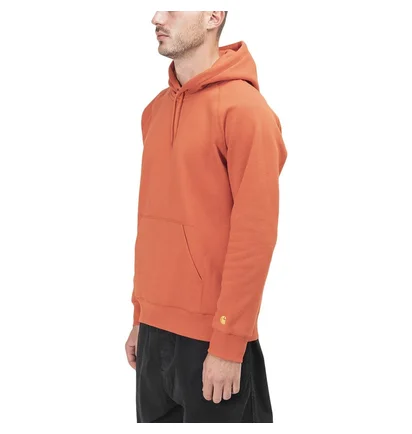 Carhartt WIP Hooded Chase Sweatshirt (Orange)