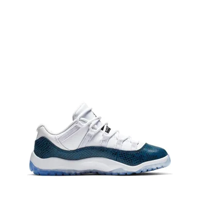 Air Jordan 11 Retro Low LE (PS) (Weiß / Blau)