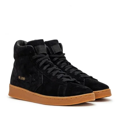 Converse Pro Leather Hi (Schwarz / Braun)