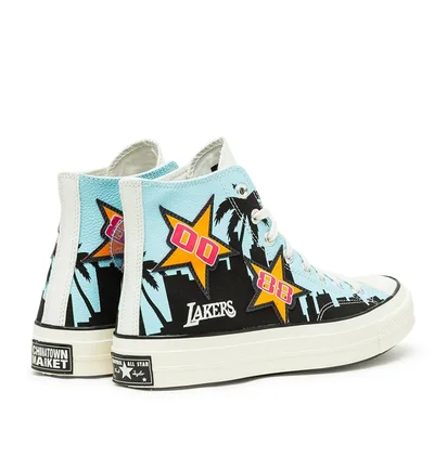 Converse x Chinatown Market 'Lakers Championship Jacket' Chuck 70 Hi (Türkis / Weiß)