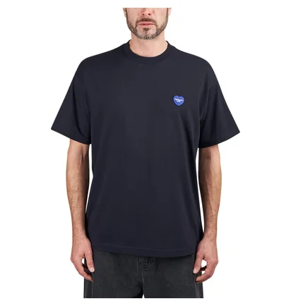 Carhartt WIP S/S Heart Patch T-Shirt (Navy)
