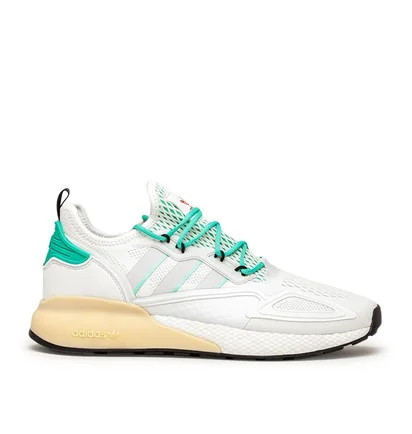 adidas ZX 2K Boost (Weiß / Grau / Grün)
