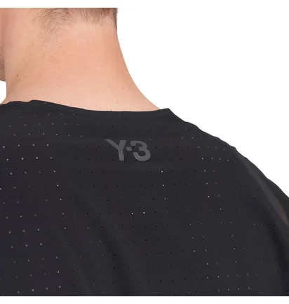 Y-3 Run SS Tee (Schwarz)