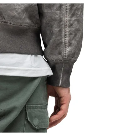 Liberaiders Overdyed Bomber Jacket (Schwarz / Grau)