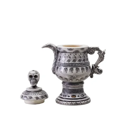 Neighborhood Ceramic Incense Chamber (Weiß / Schwarz)