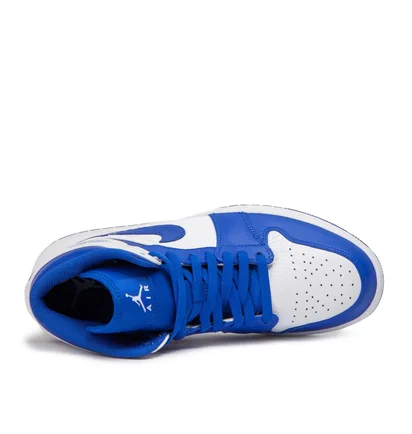 Nike Air Jordan 1 MID (Blau / Weiß)