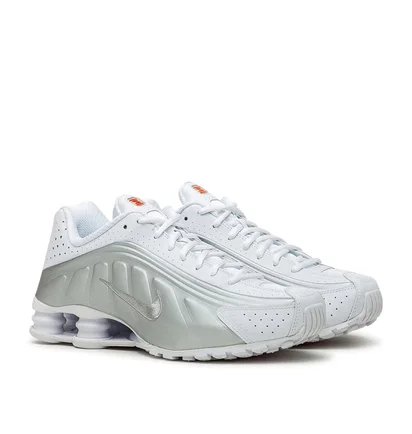Nike Shox R4 (Weiß / Silber)