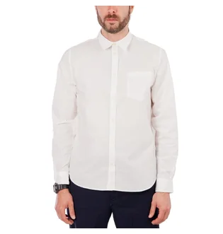Norse Projects Osvald Seersucker (Weiß)