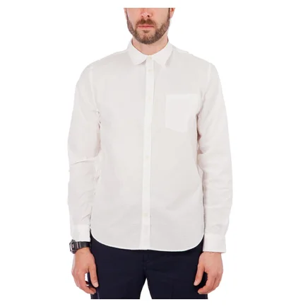 Norse Projects Osvald Seersucker (Weiß)