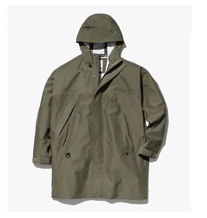 Snow Peak FR 3L Rain Coat (Olive)