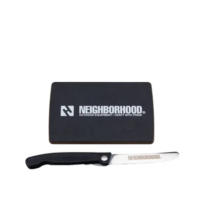 Neighborhood x Victorinox Knife and Cuttingboard (Schwarz / Silber)