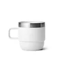 Yeti Rambler 6oz (177ml) Stackable Mugs (Weiß / Silber)