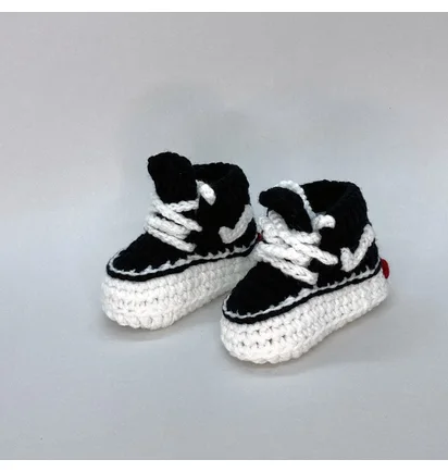 Baby Sneakers Vans Sk8-Hi (Schwarz / Weiß)