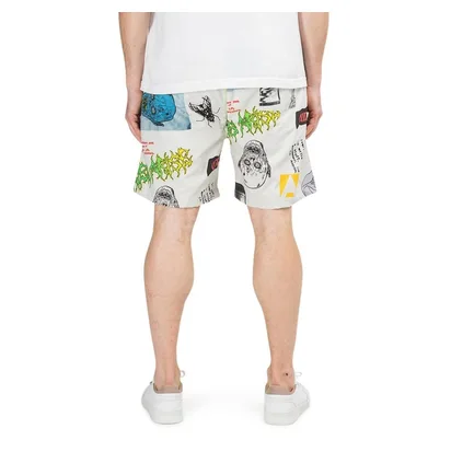 Aries Trasher Board Shorts (Weiß)