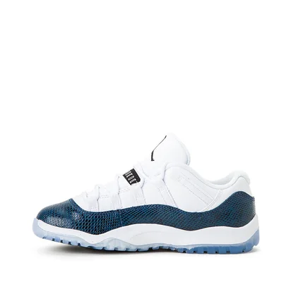 Air Jordan 11 Retro Low LE (PS) (Weiß / Blau)