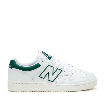 New Balance BB480 LGT (Weiß / Grün)