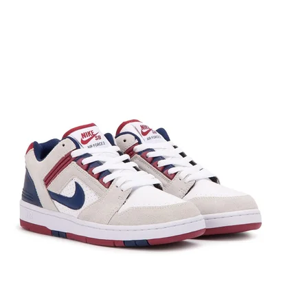 Nike SB - Air Force II Low (Weiß / Blau / Rot)