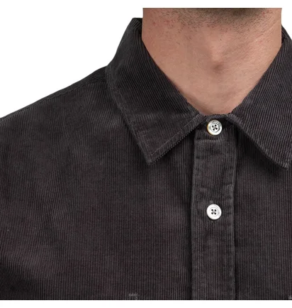 Norse Projects Arnold Corduroy Shirt (Dunkelgrau)