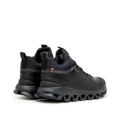 On Running WMNS Cloud Hi Waterproof (Schwarz)