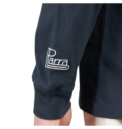 Parra Sad Cat System Bird L/S T-Shirt (Navy)